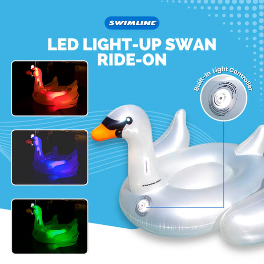 LED Giant Inflatable Swan