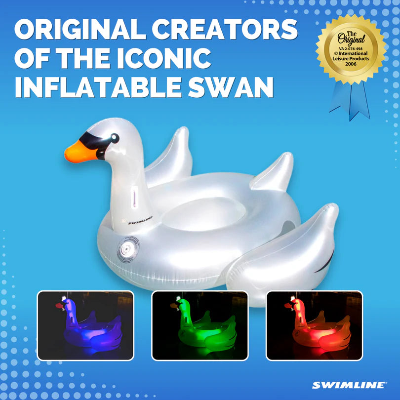 LED Giant Inflatable Swan