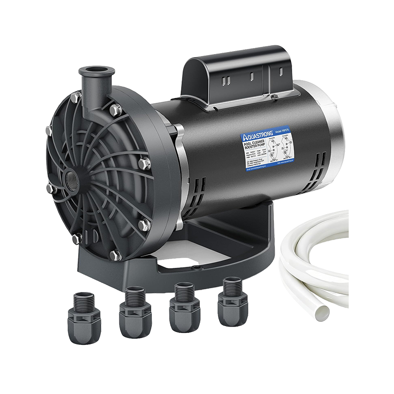Aquastrong PB4-60 Pool Booster Pump, Pure Copper Motor, 3/4 HP, Dual Voltage